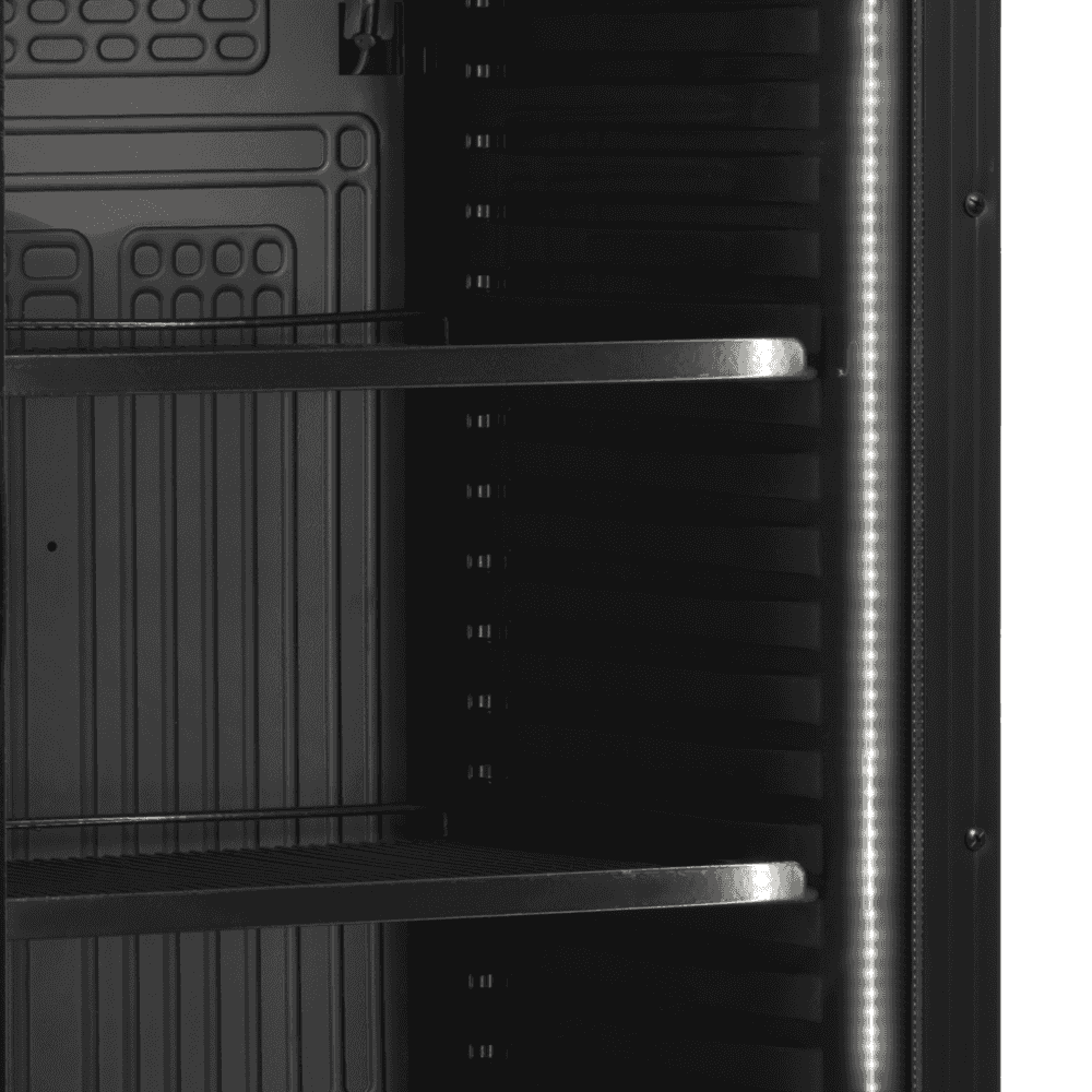 Tefcold, CEV435 BLACK, Svart flaskkyl